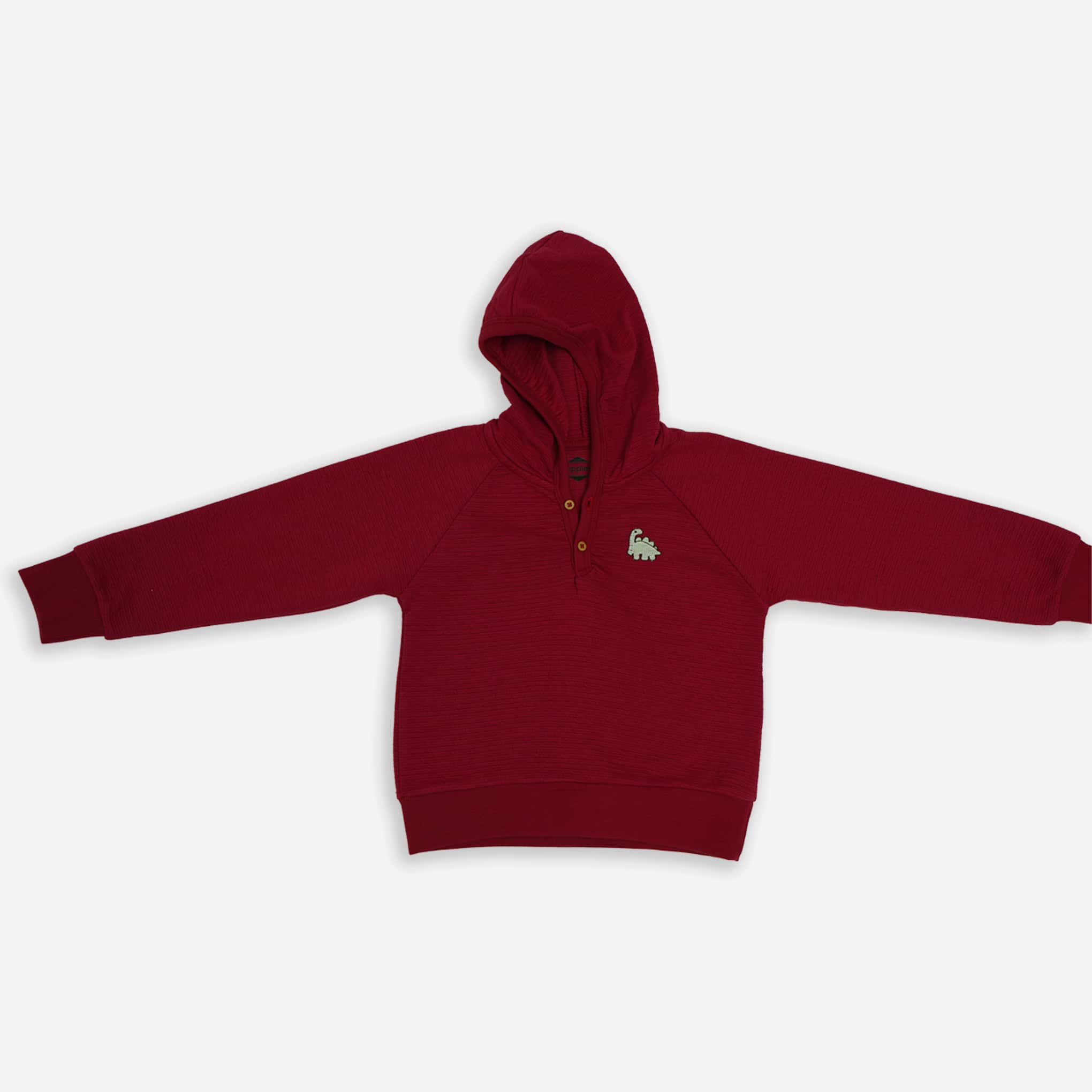 Bold Red Hooded Tracksuit Set - Image 3