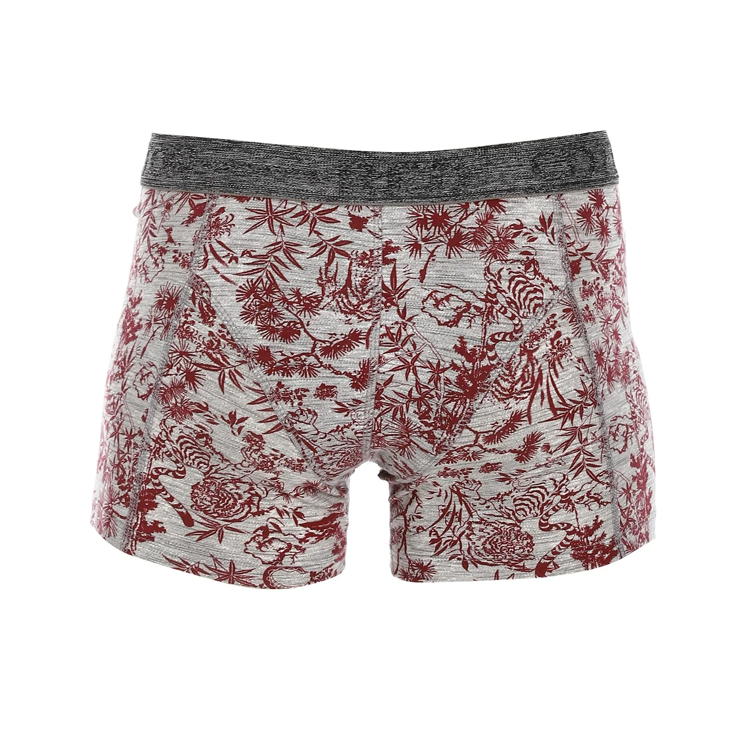 Boxer For Men Printed - Dark Red - Image 5