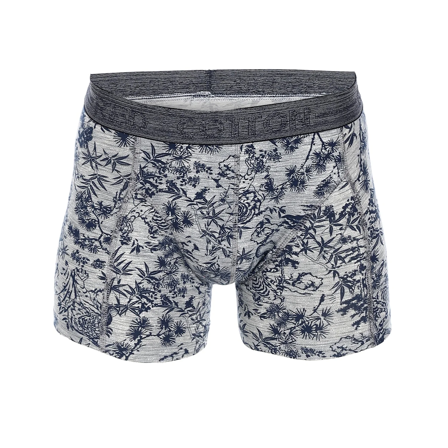 Boxer For Men Printed - Navy  - Red cotton - Image 5