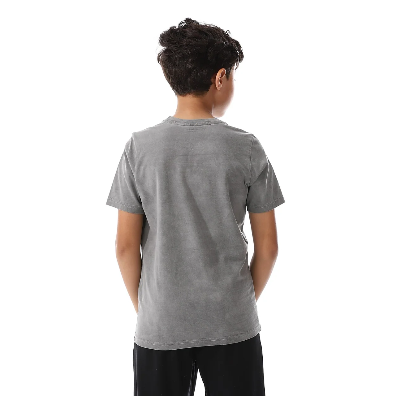 BoysGrey Graphic Pajama Set - "King Of The Waves" - Image 3