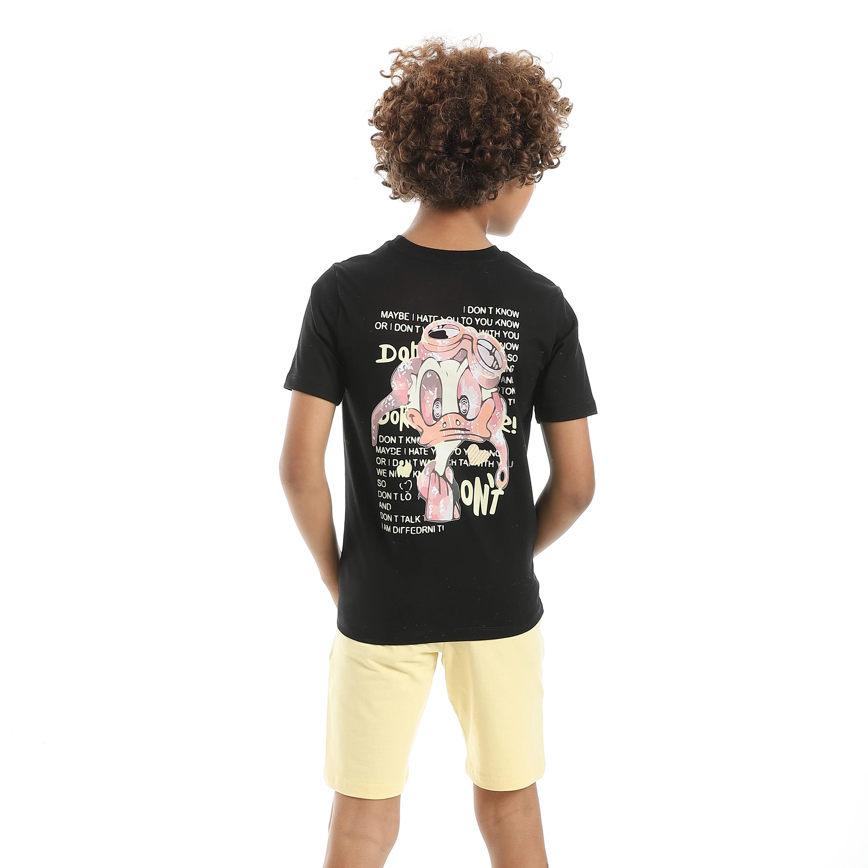 Boy's Jacquard Pajama Set with Printed - Image 4