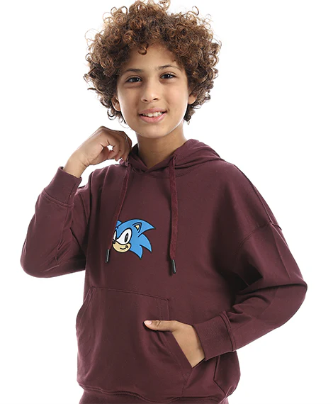 Boys' Sonic the Hedgehog Graphic Hoodie & Cargo Joggers Set - Image 3