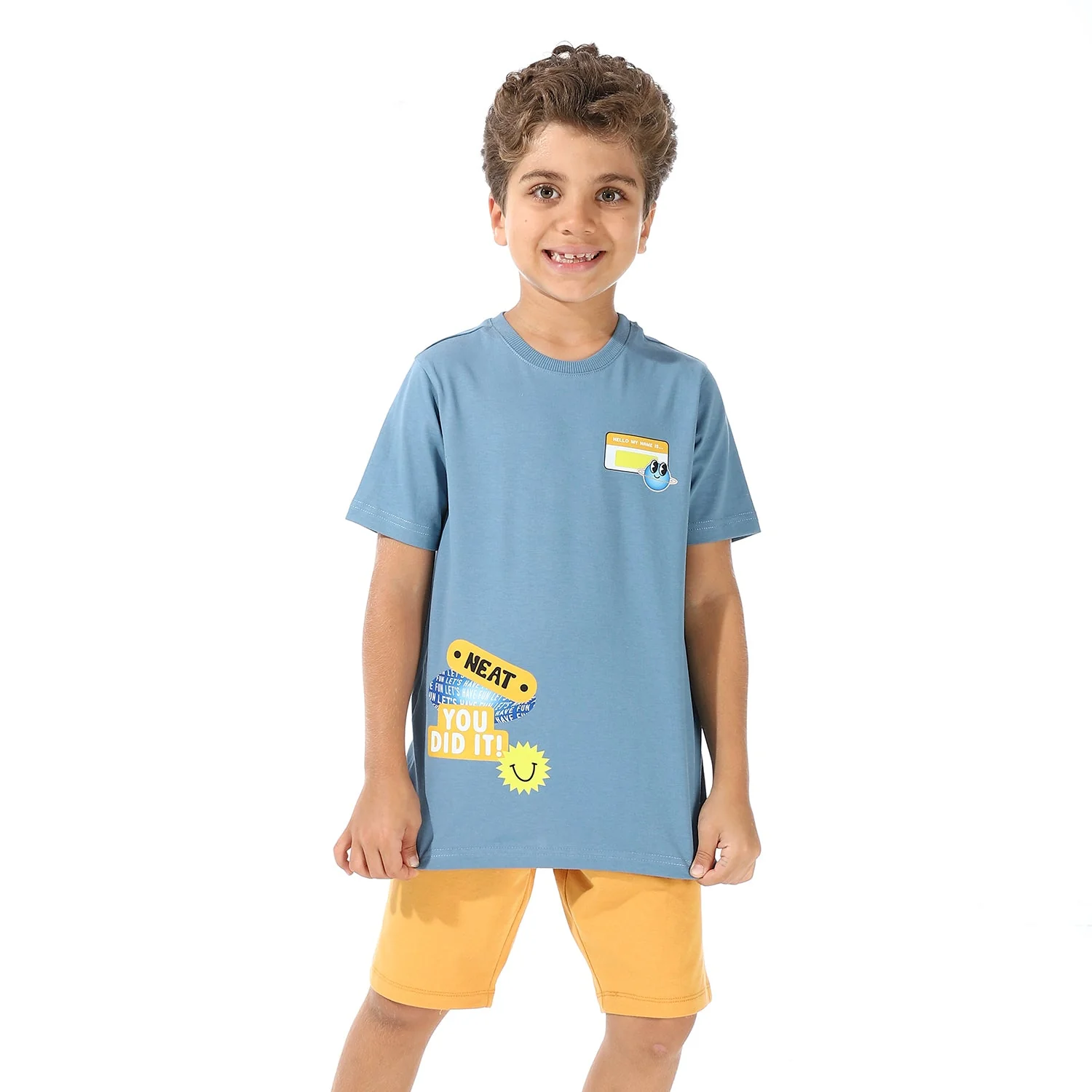 Boys Summer Pajama - Denim - Image 3