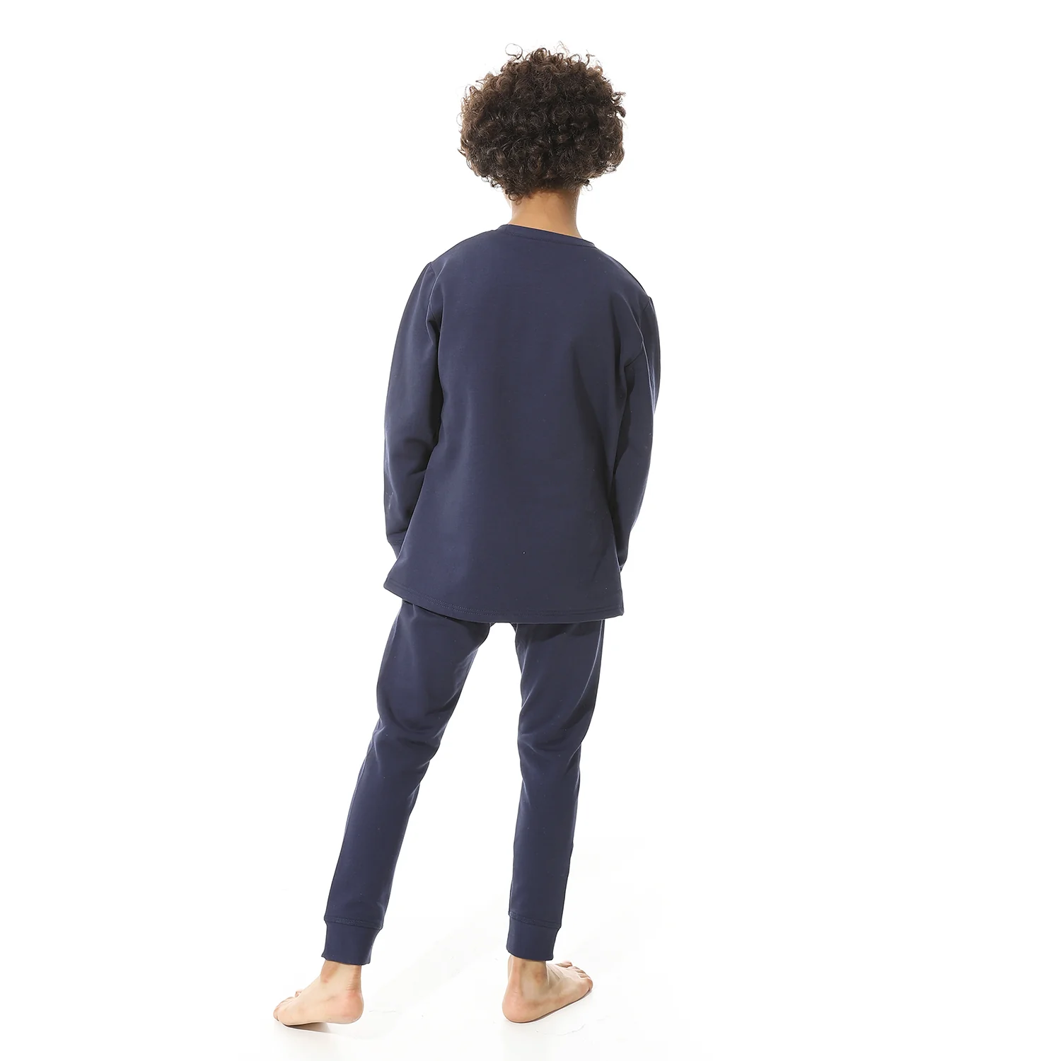 Boys Thermal Set Padded inside - Navy chaneit - Image 2