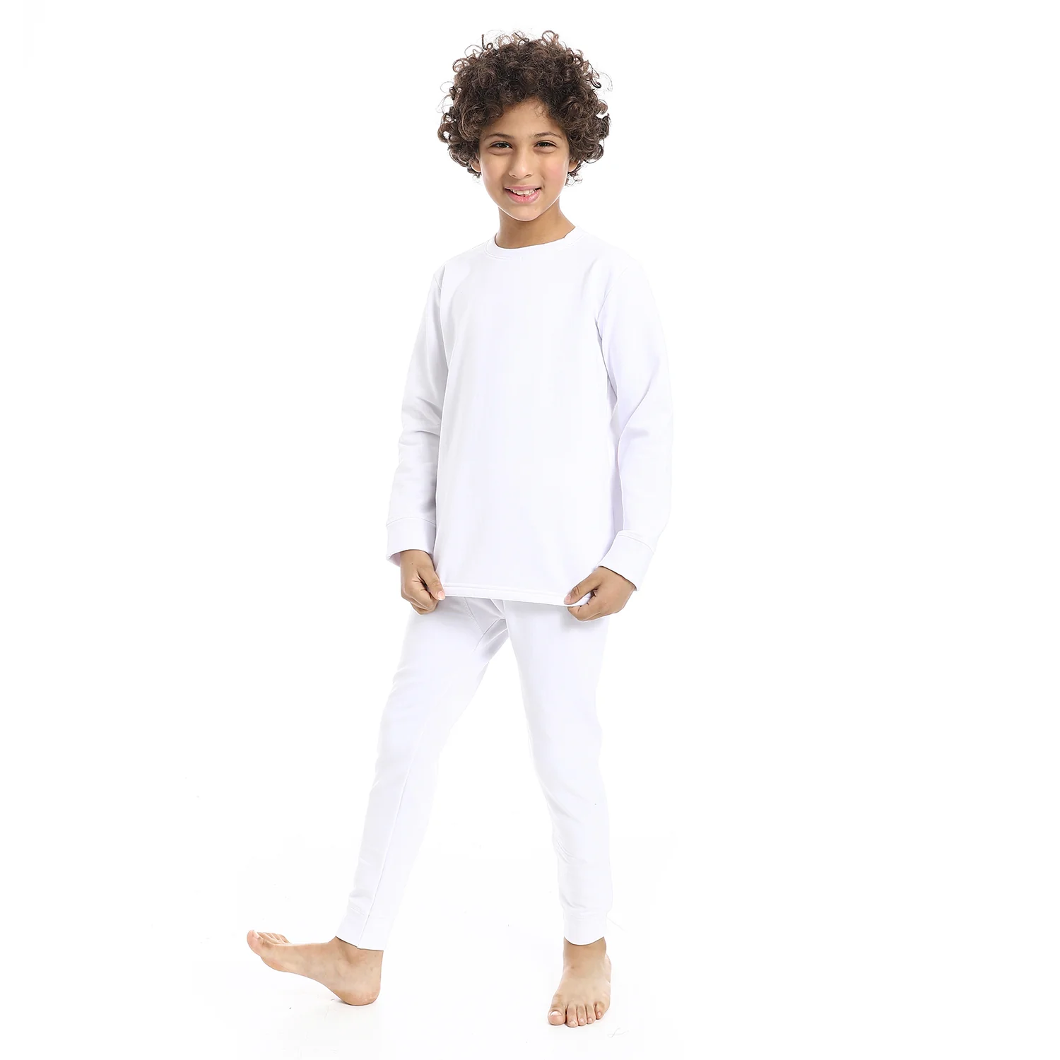 Boys Thermal Set Padded inside - White - Image 2