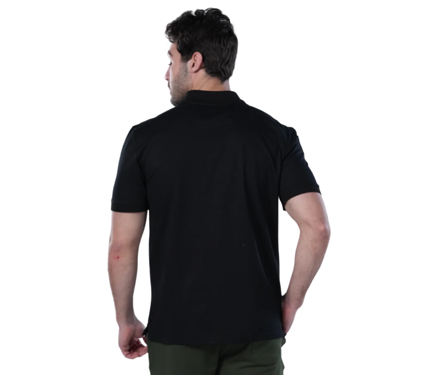 Classic Fit Polo Shirt - Black - Image 6