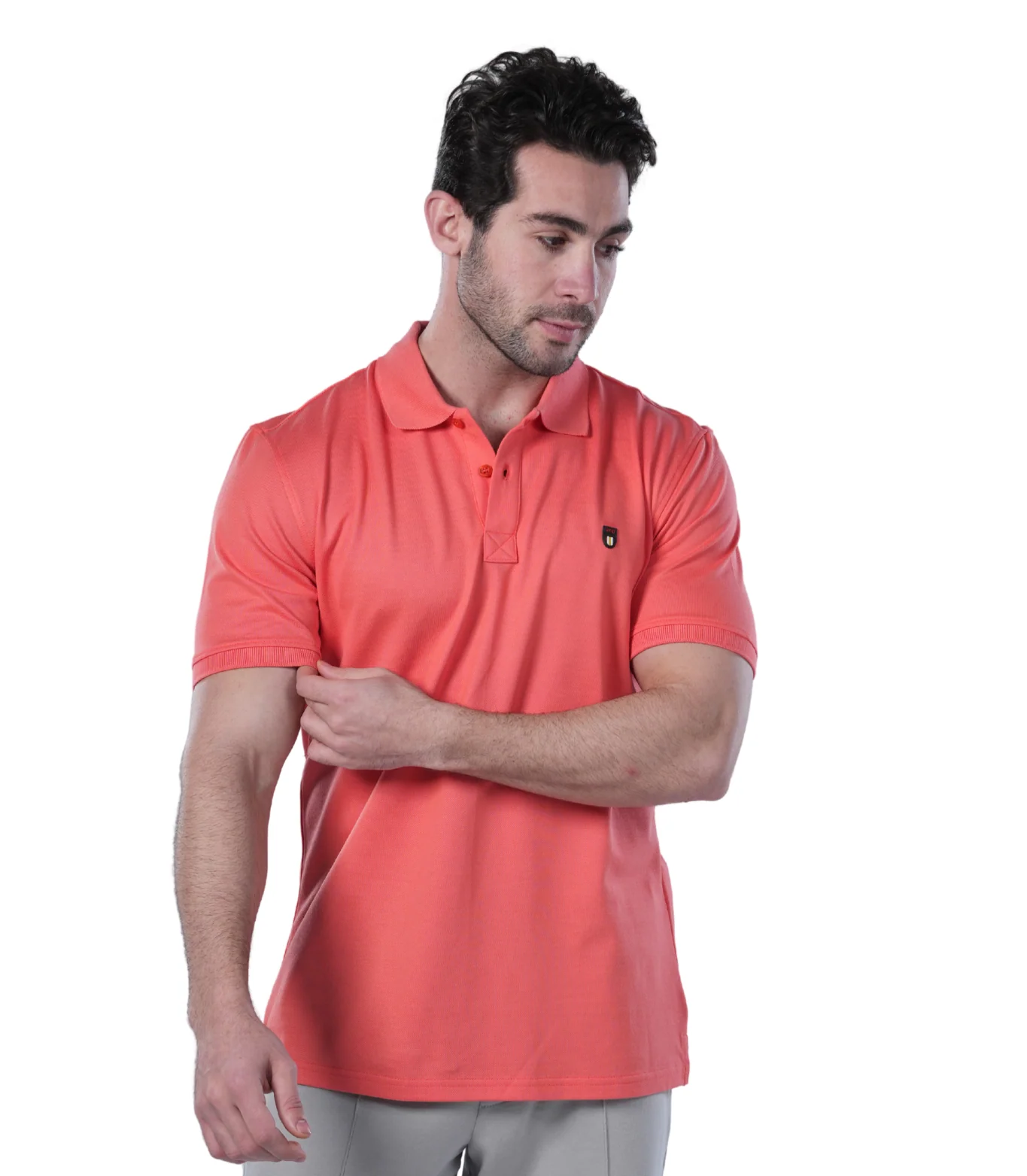Classic Fit Polo Shirt - Orange - Image 4