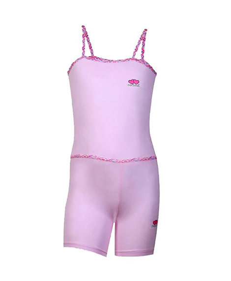 Heart Top Short Set For Girls Colored Random color - Image 2