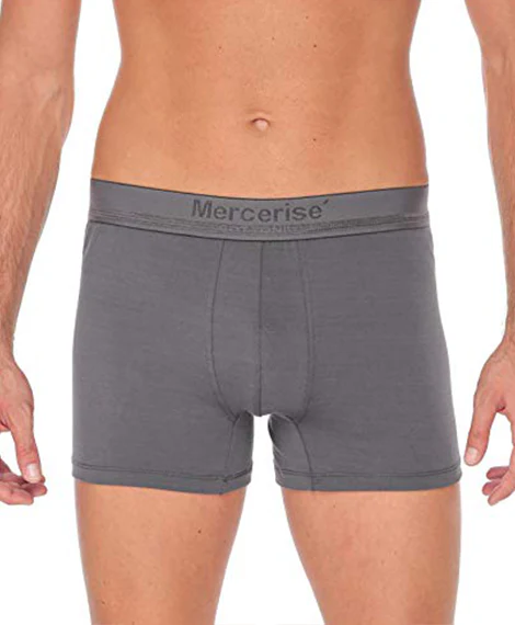 Boxer Mercerise Gray