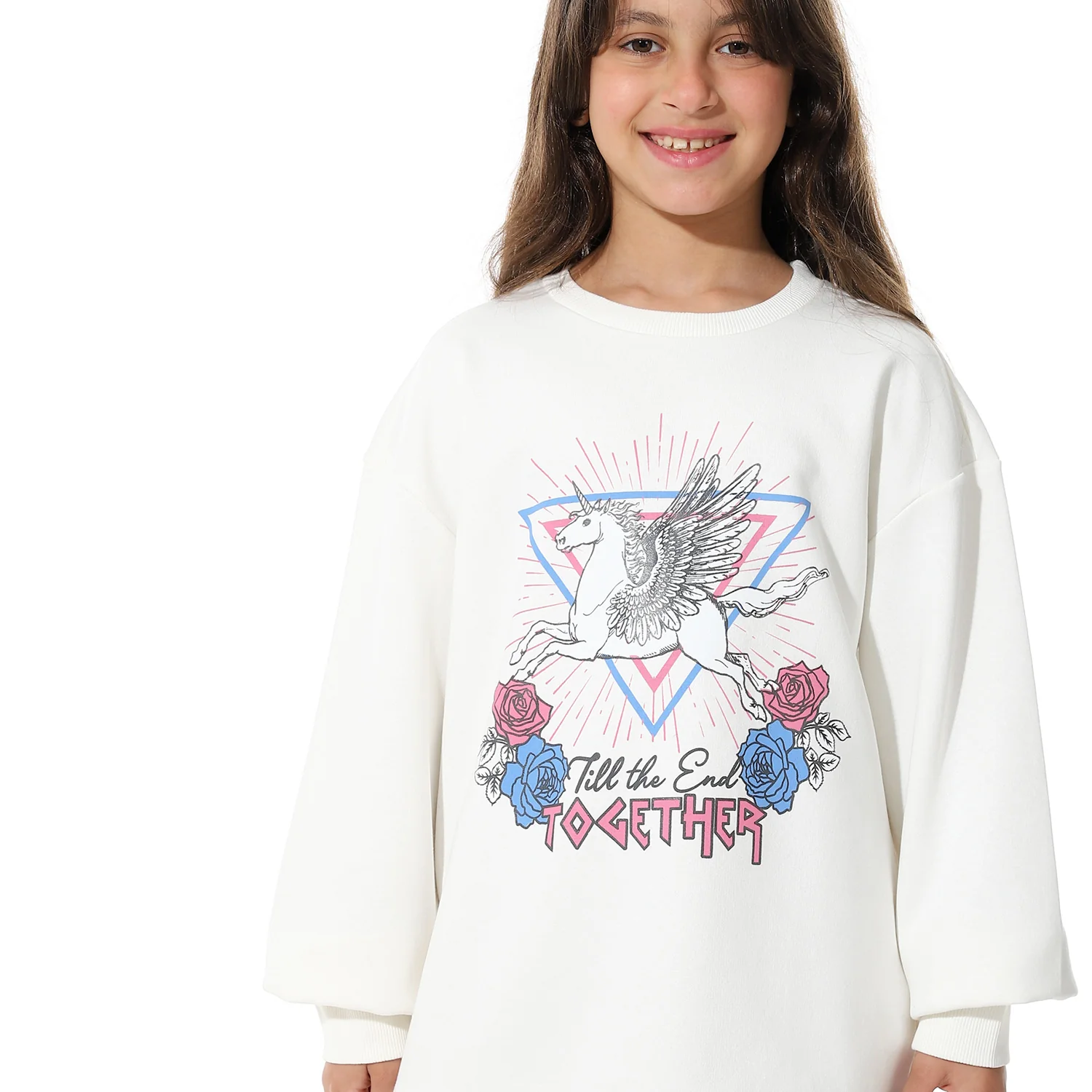 Girls' Winter Pajama Set-Purple - Image 2