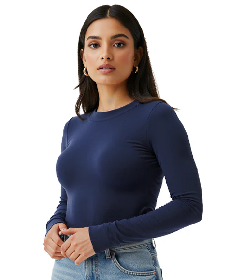 Womens Crew Neck Tops