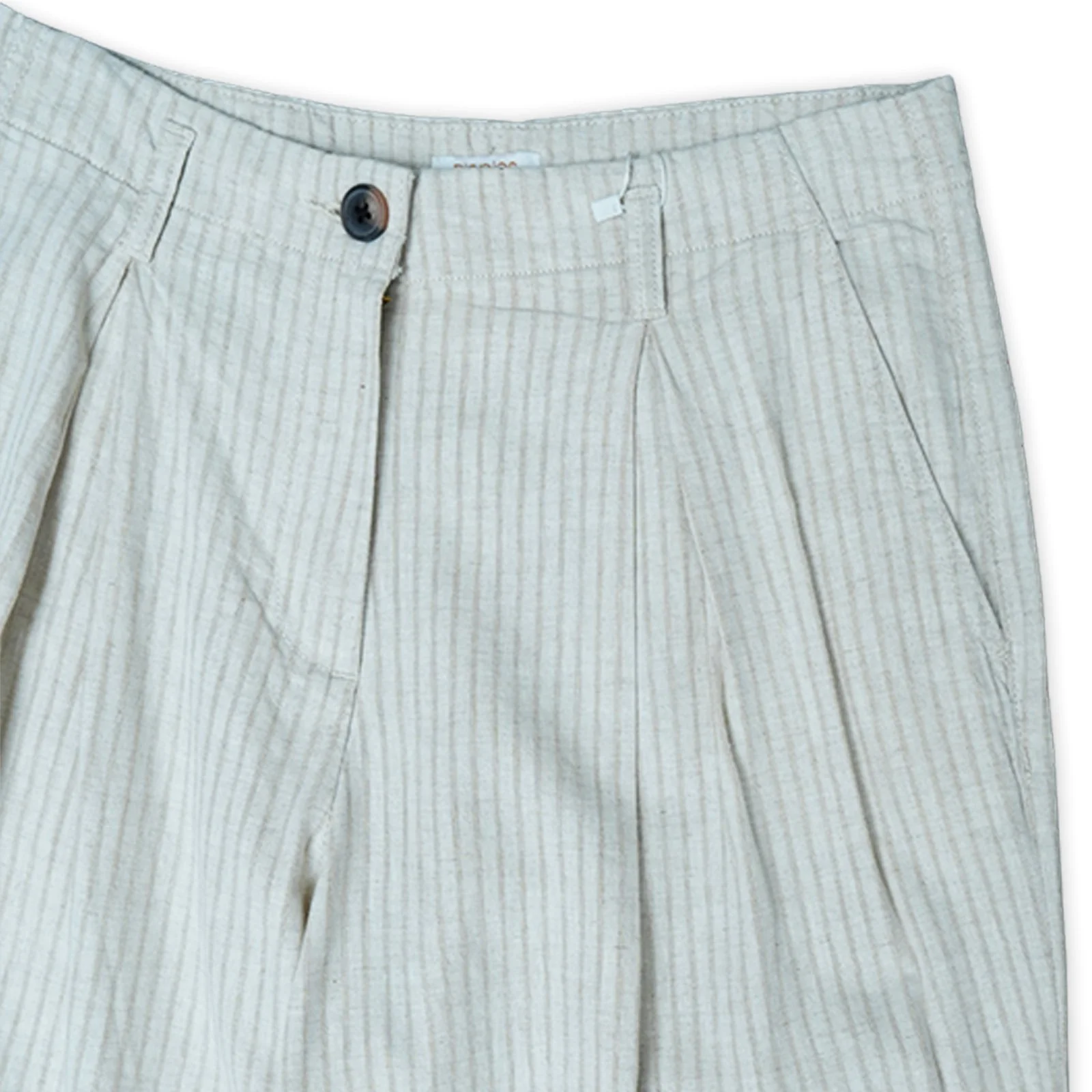High-Waist Pleated Wide-Leg Trousers - Image 2