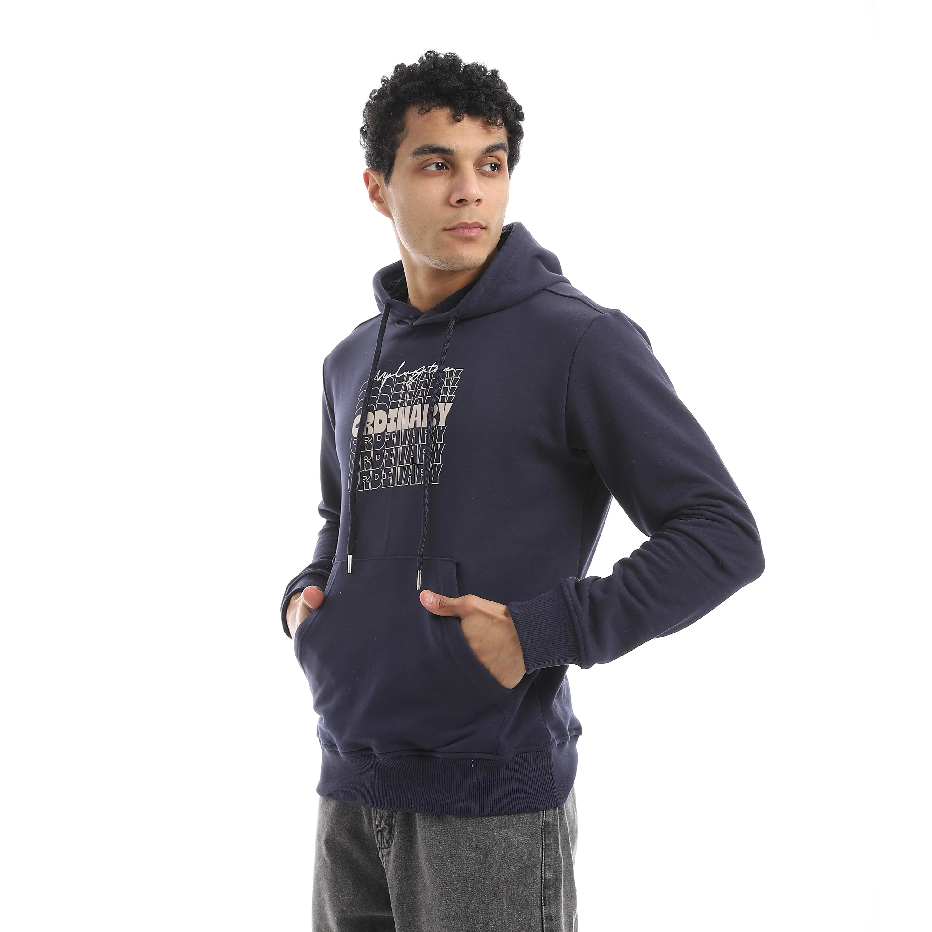 Hoddie Printed Red Cotton - Image 2