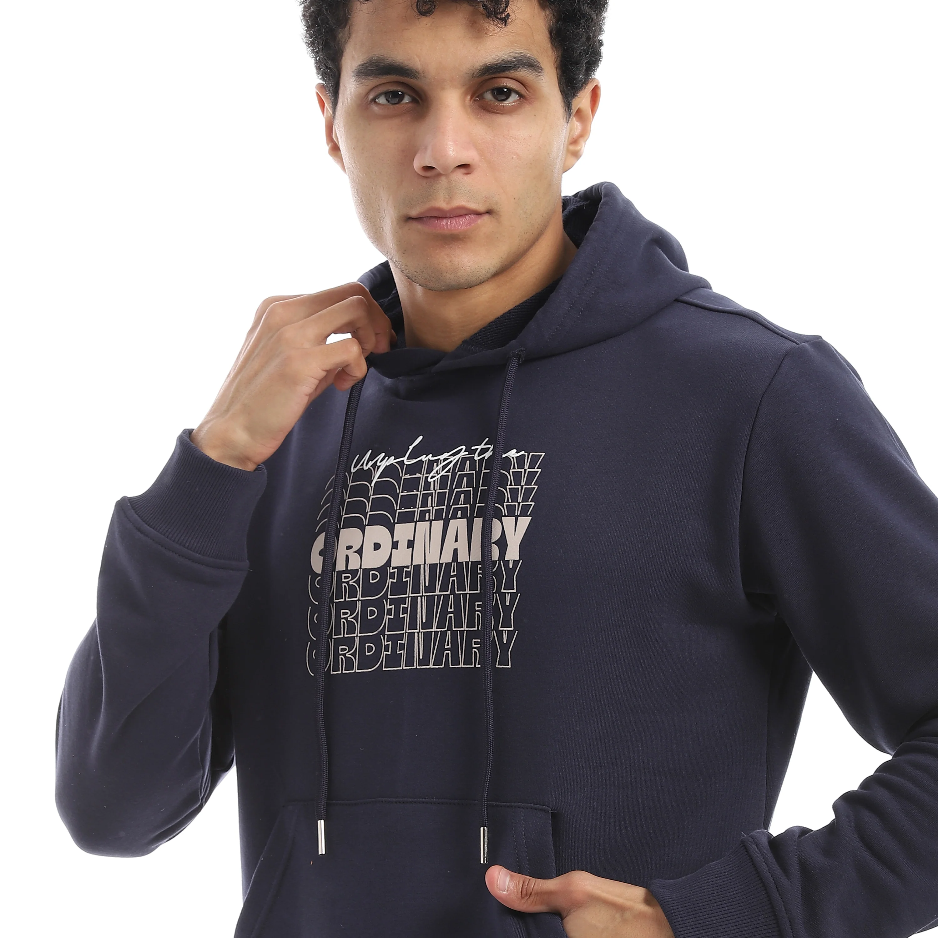 Hoddie Printed Red Cotton - Image 3