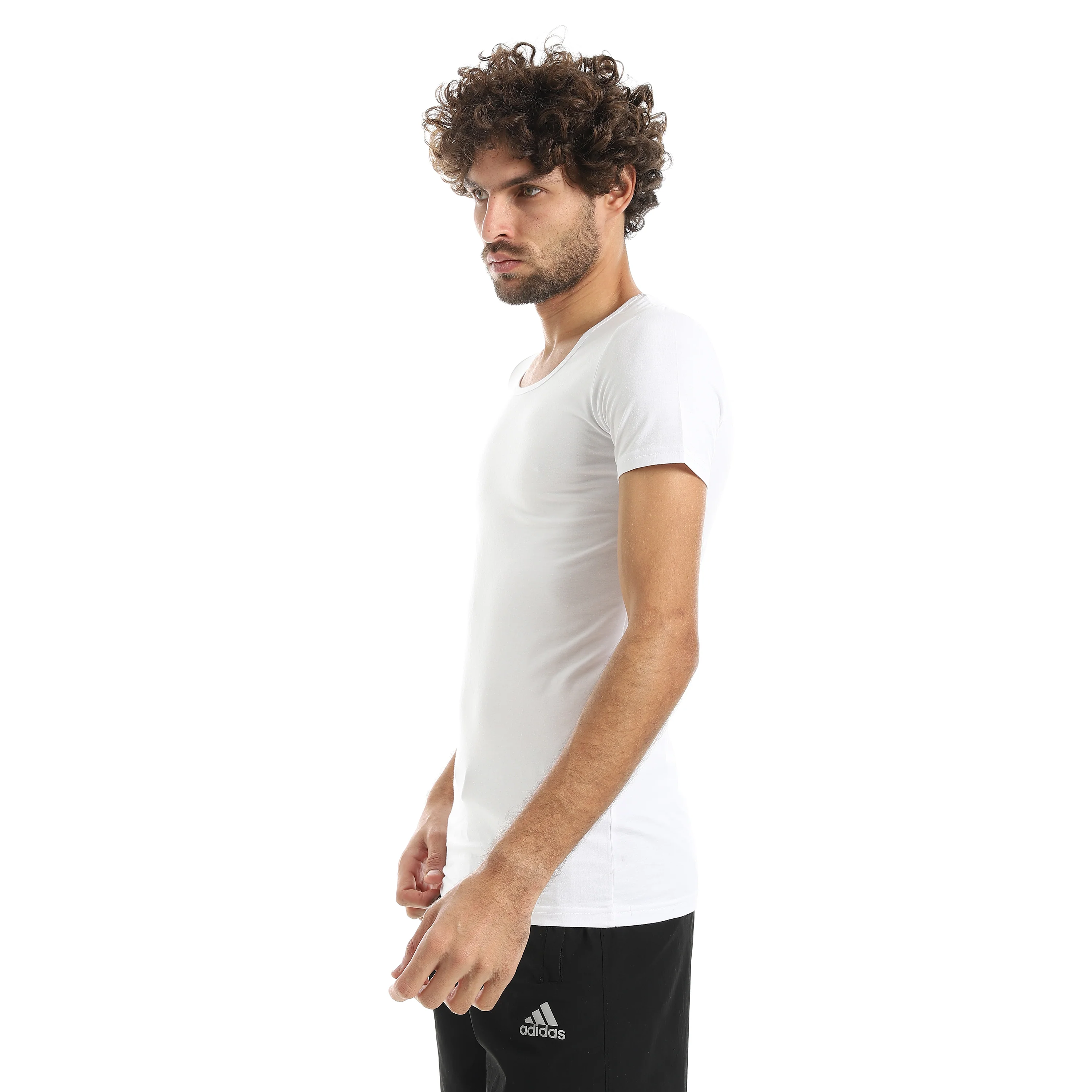 Invisible Comfort Undershirt Red Cotton - White - Image 4