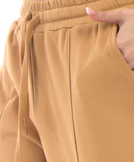 Joggy - 7631 Womens Casual Tracksuit Pants - Skin - Image 6
