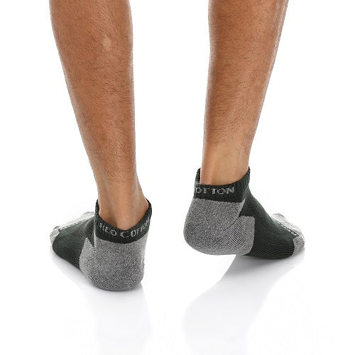 Men Plain Mid Calf Socket Socks - Dark Grey - Image 3
