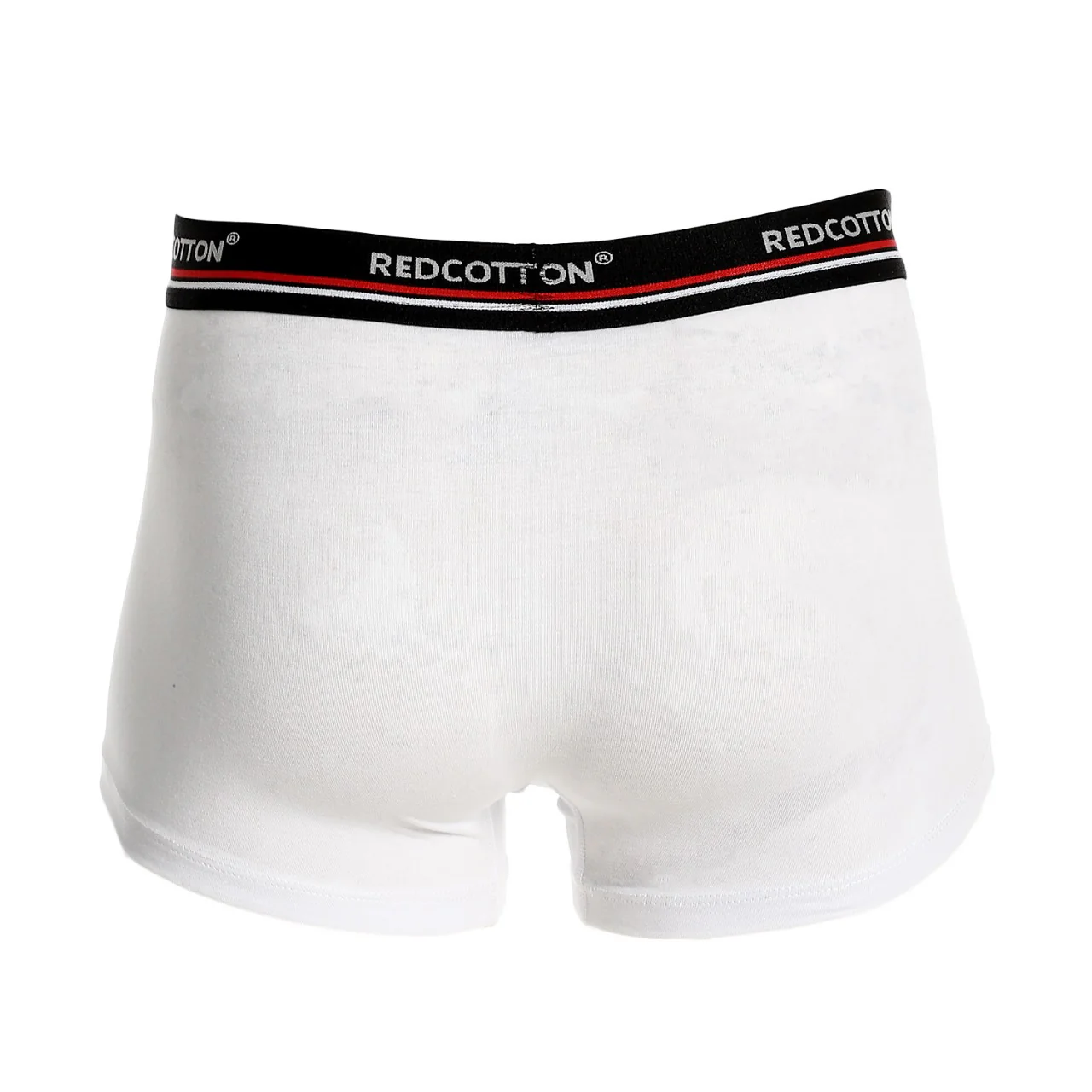 Men’s Cotton Boxer – White with Modern Print | RedCotton - Image 2