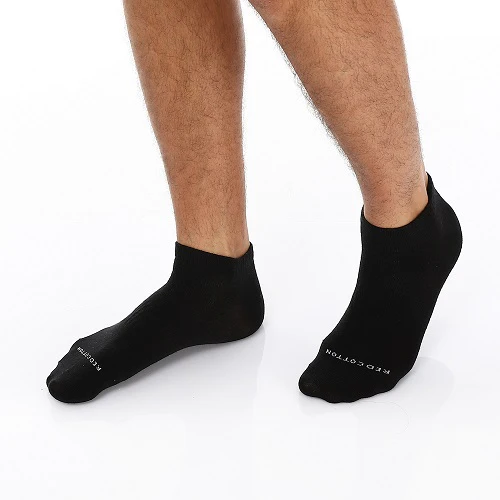 Men Socket Socks - Black - Image 2
