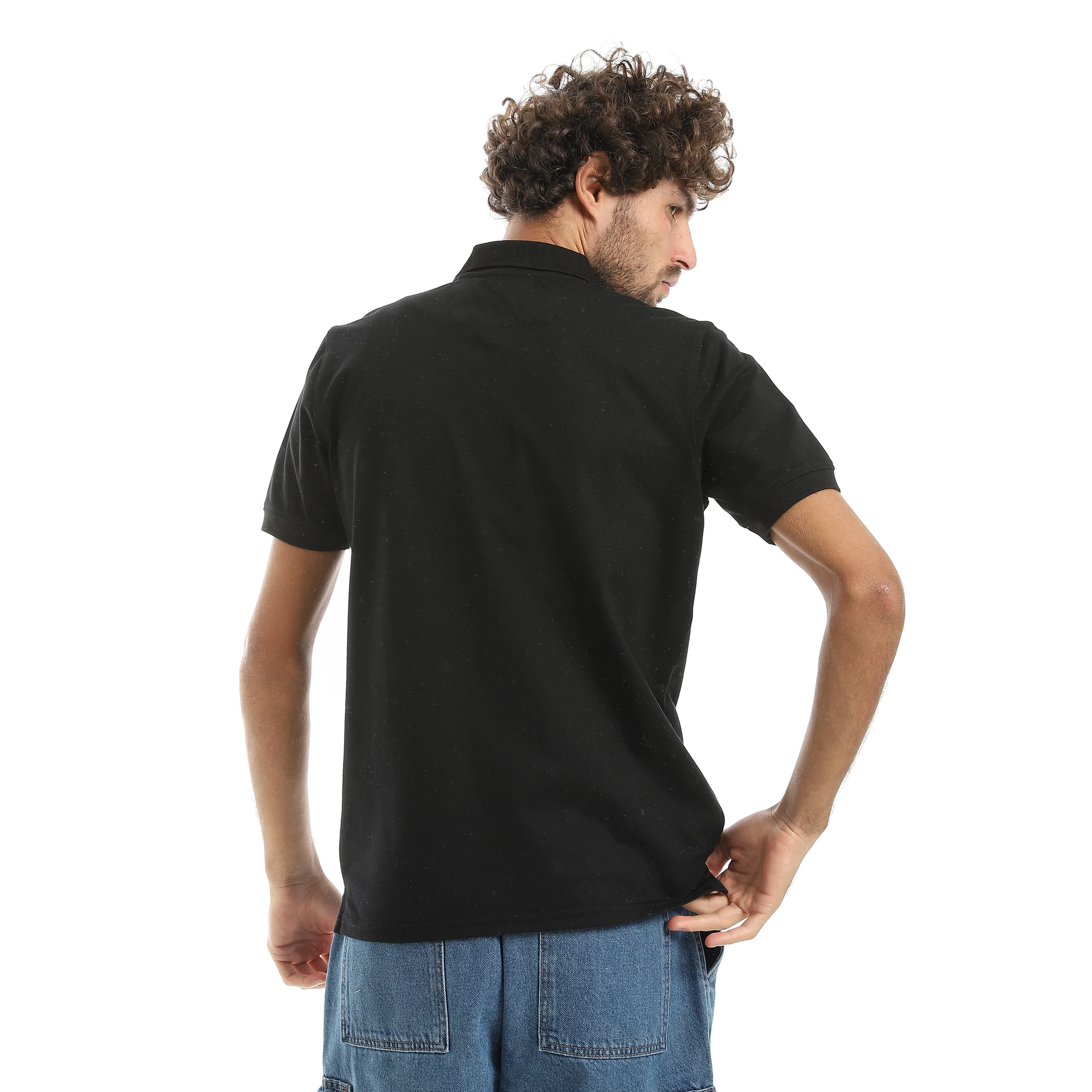 Mens Basic Polo Shirt - Image 2