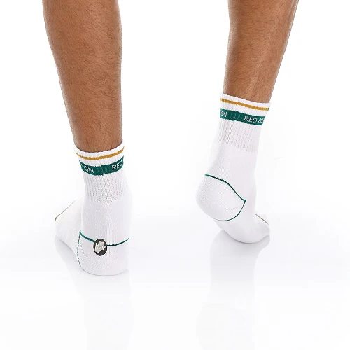 Men's Comfortable Mid Calf Socks - Green - Image 3