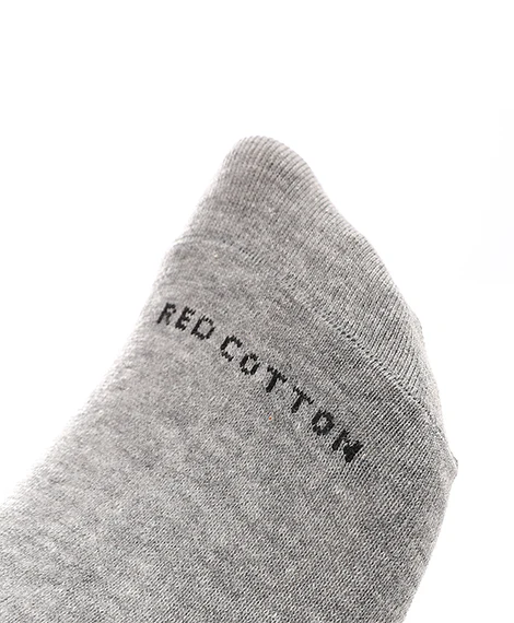 Men's Grey Cotton Socks - Image 2