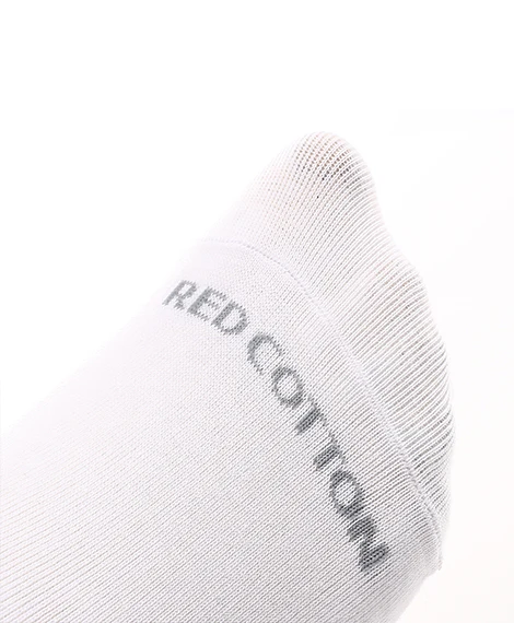 Men's No Show Socks - White - Image 2