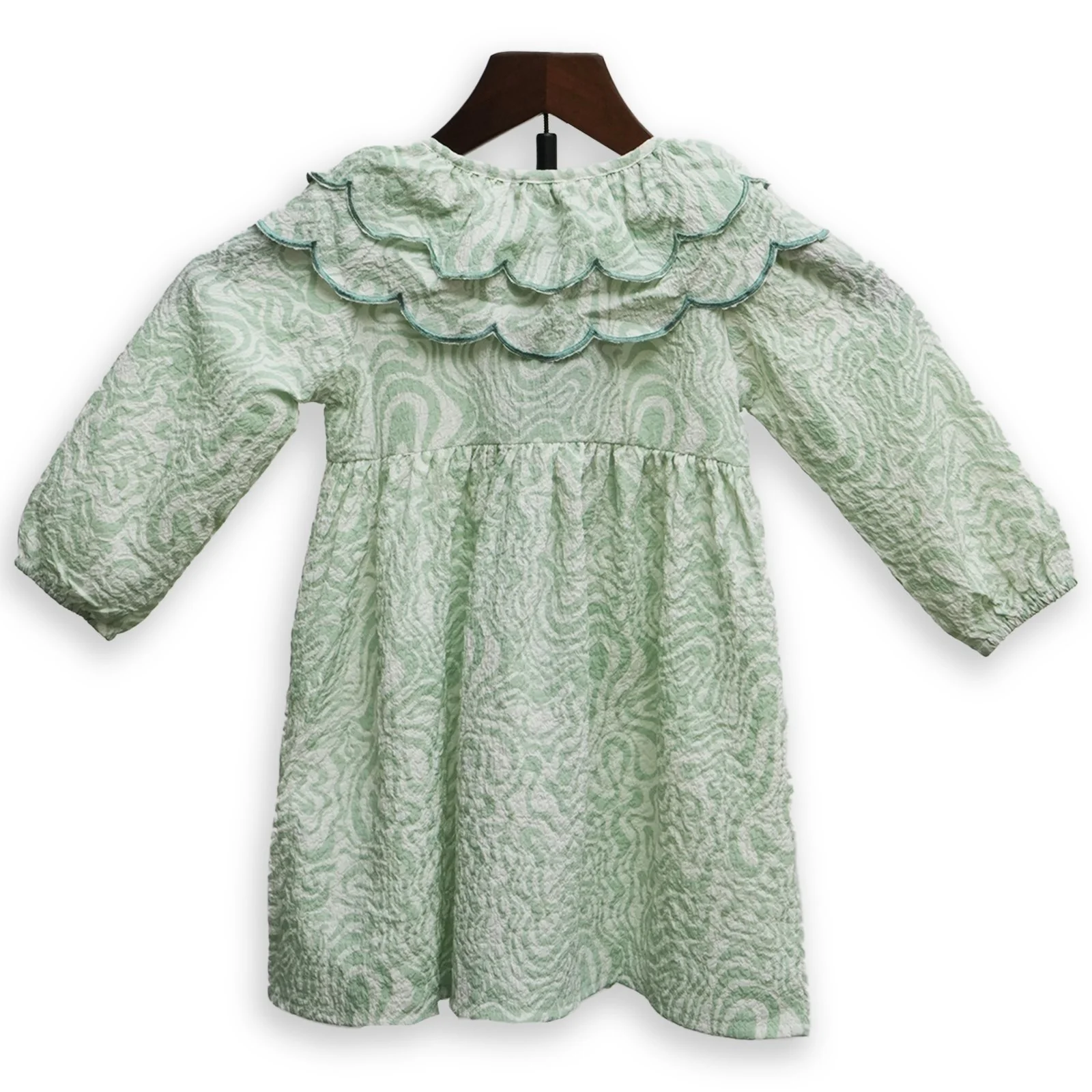 Mint Green Ruffle Dress - Image 3