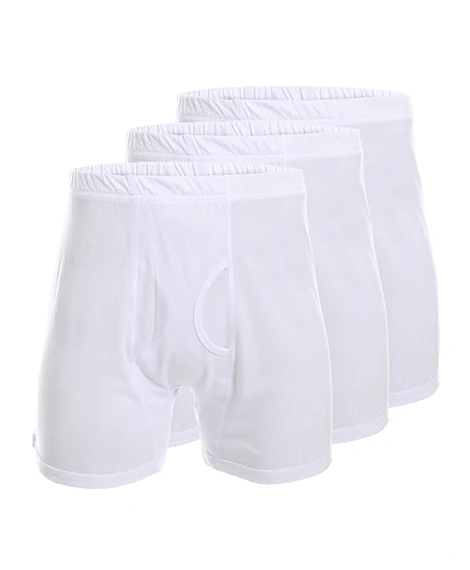 Pack Of 3 - Mens Briefs White - Made For Ultimate Comfort - Red cotton - Image 7