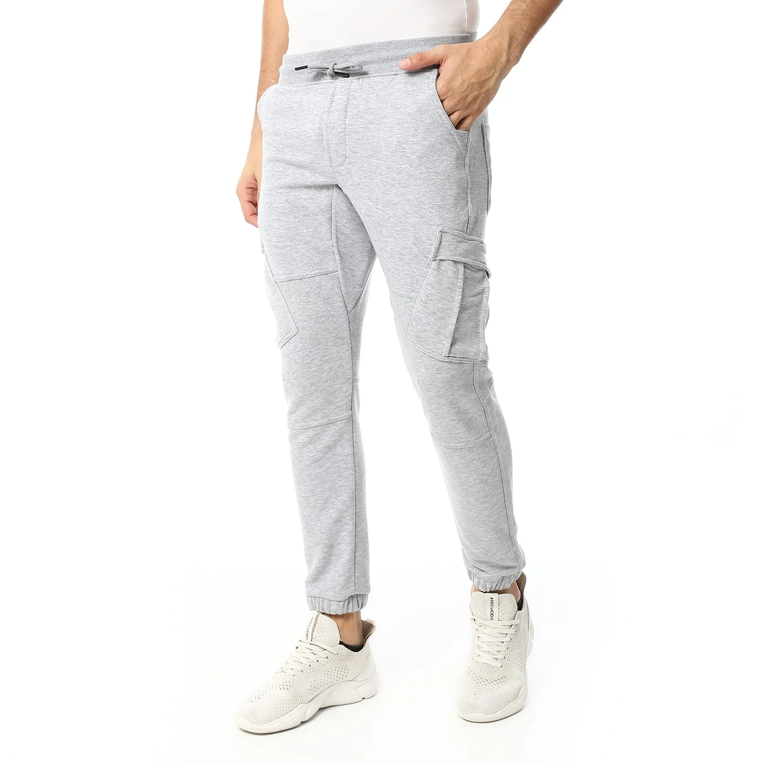 Plain Mens Sweatpants - Comfortable And Versatile Loungewear_ Gray - Image 10