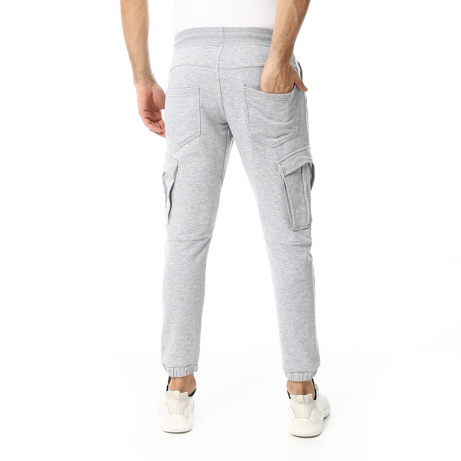 Plain Mens Sweatpants - Comfortable And Versatile Loungewear_ Gray - Image 4