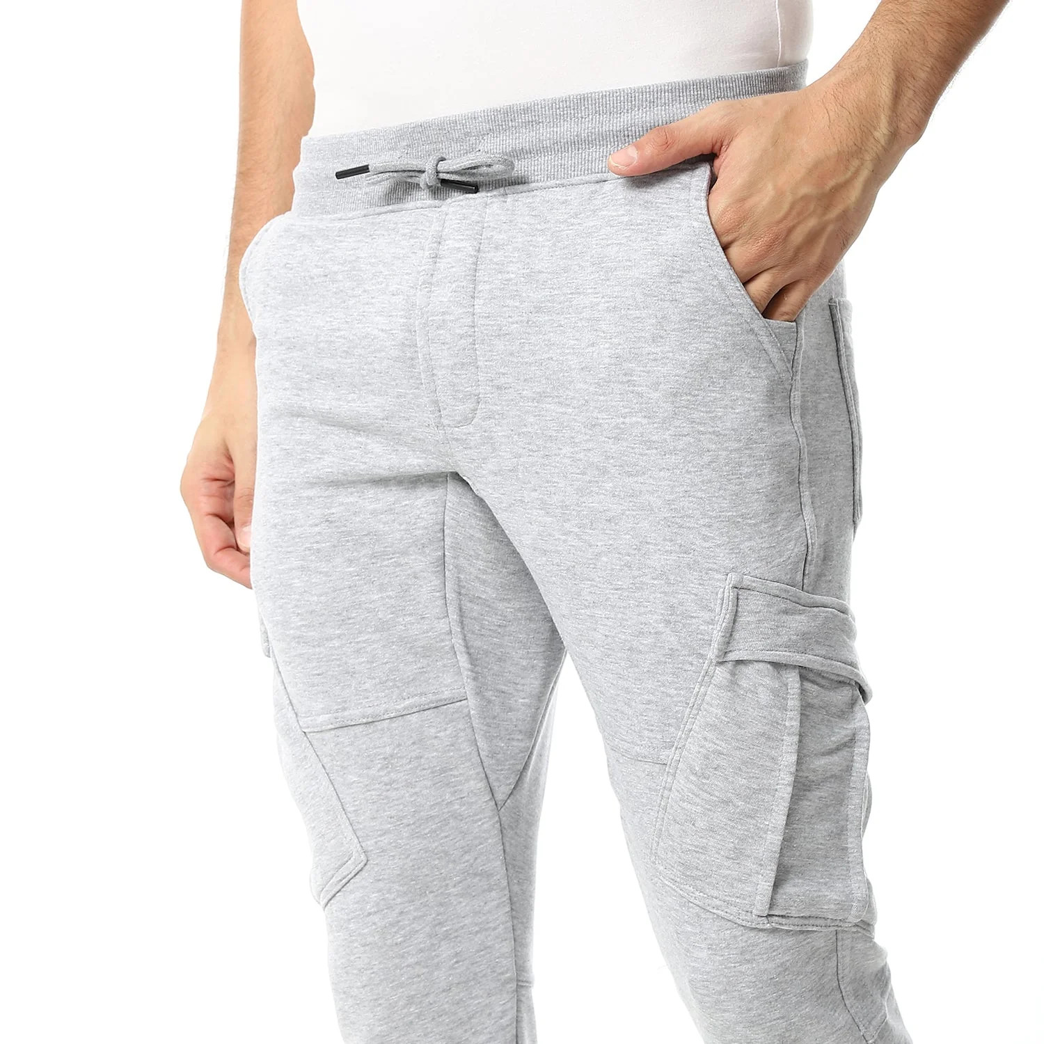 Plain Mens Sweatpants - Comfortable And Versatile Loungewear_ Gray - Image 7