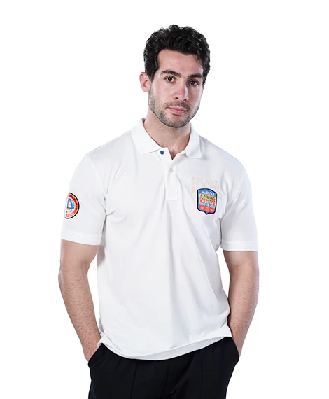 Polo T-Shirt For Men - Comfortable & Basic - Off White - Image 2