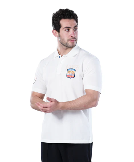 Polo T-Shirt For Men - Comfortable & Basic - Off White - Image 4