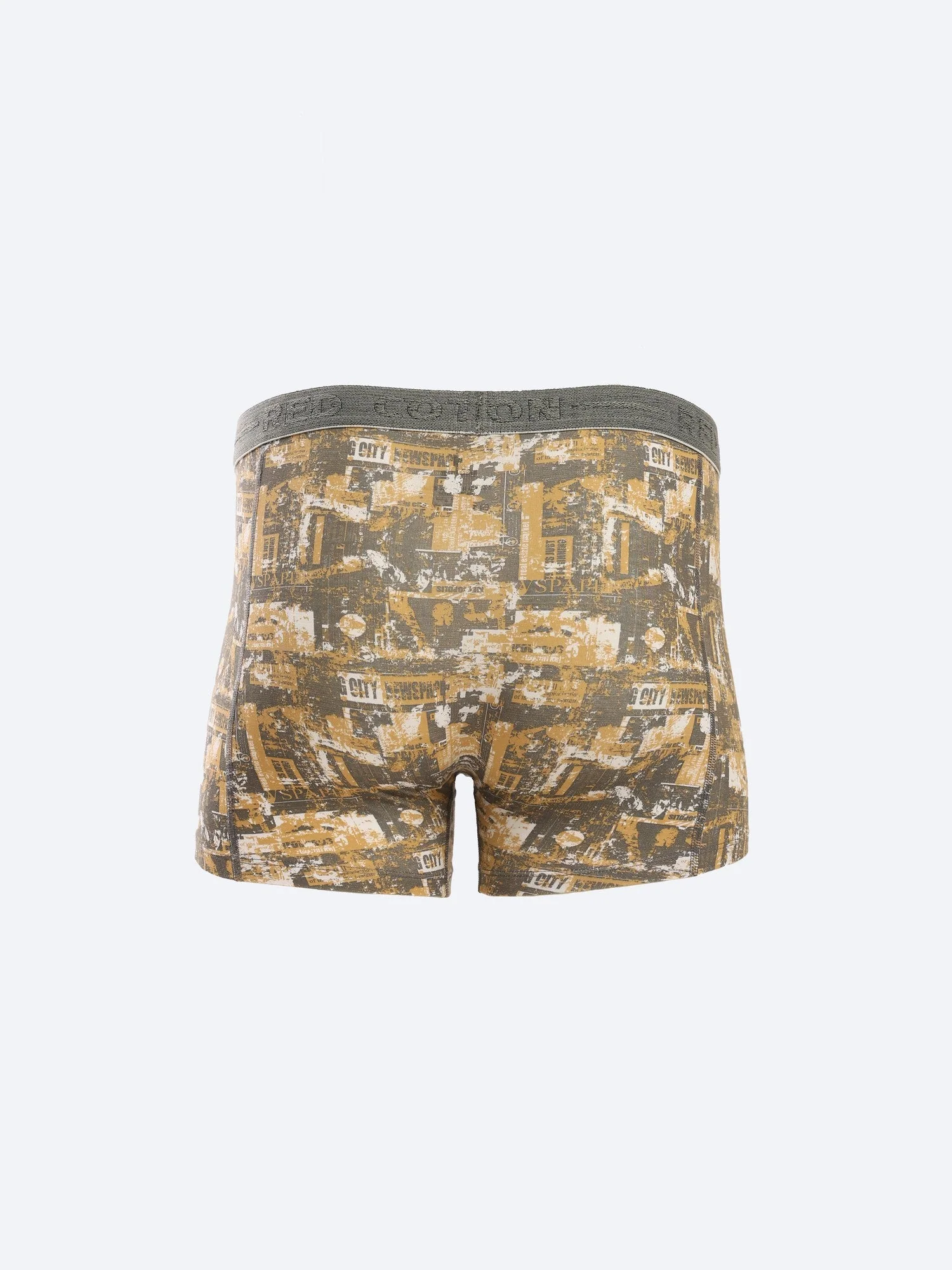 Printed Boxer For Men - Mustard  - Red cotton - Image 6