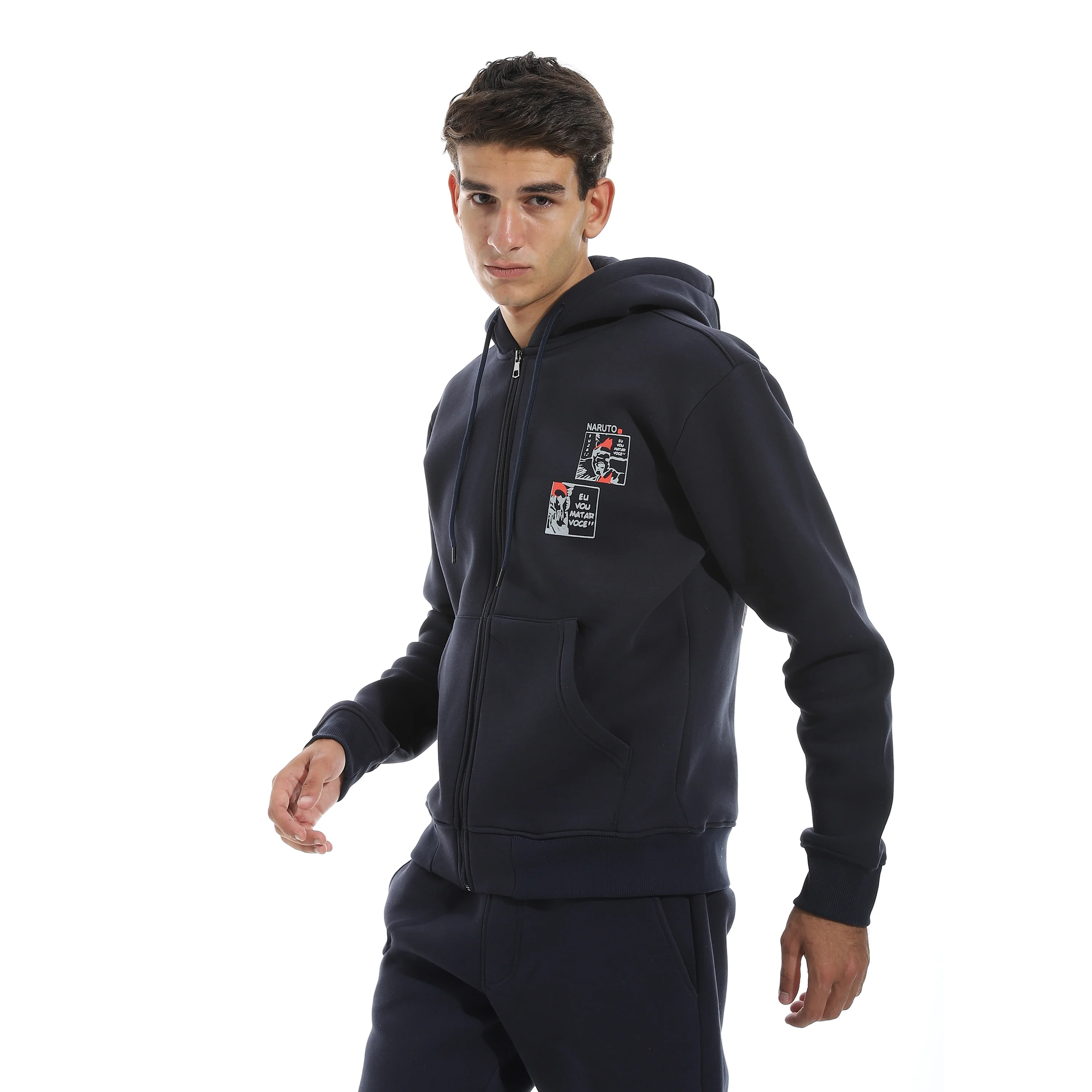 Printed Hoodie Red Cotoon - Image 2