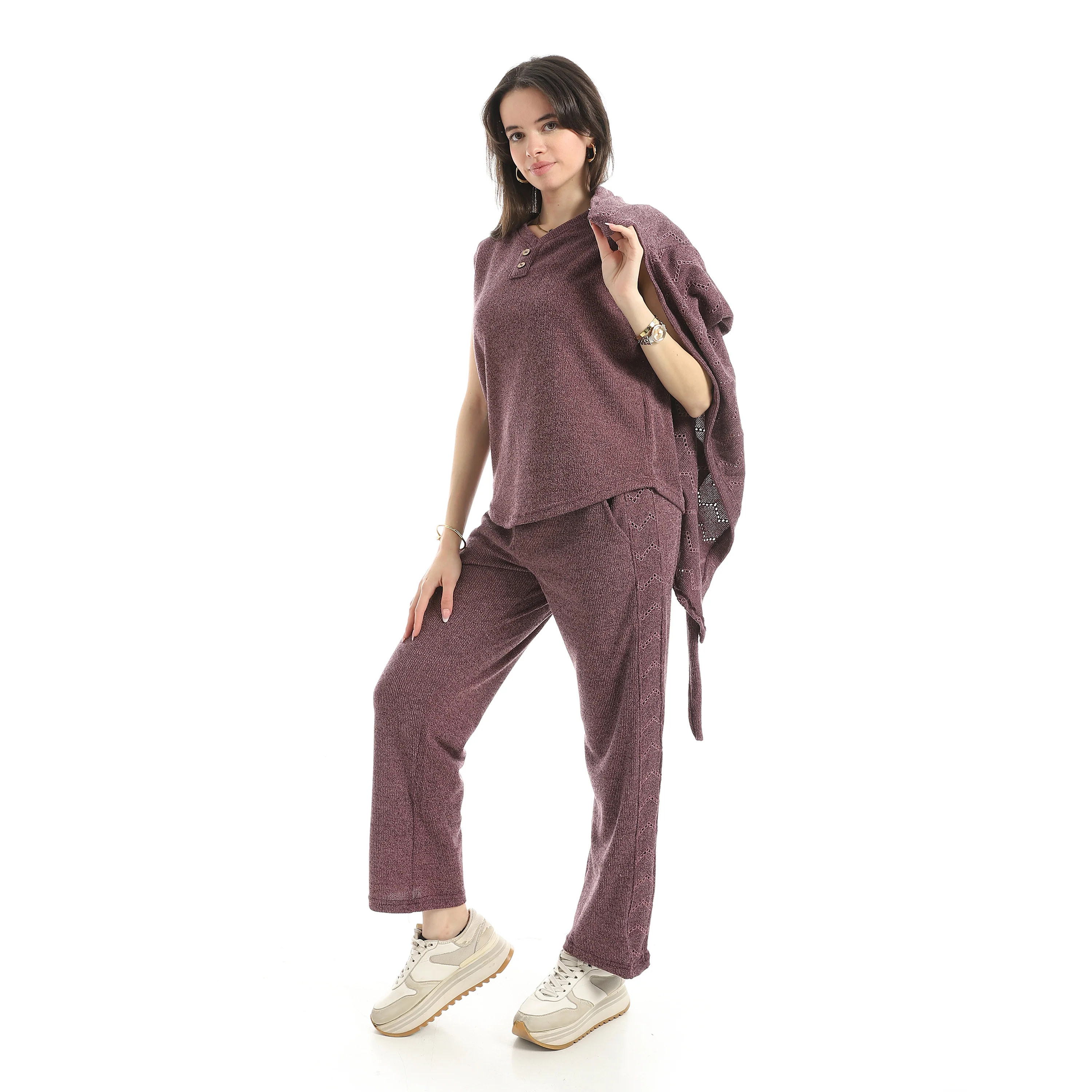 Purple Women's Pajama Set - Image 5