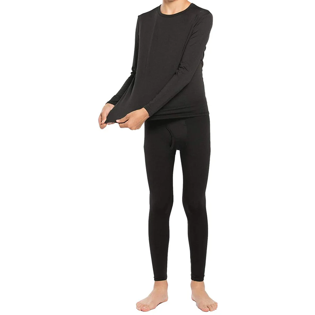 Boys Thermal set - Black - Image 3
