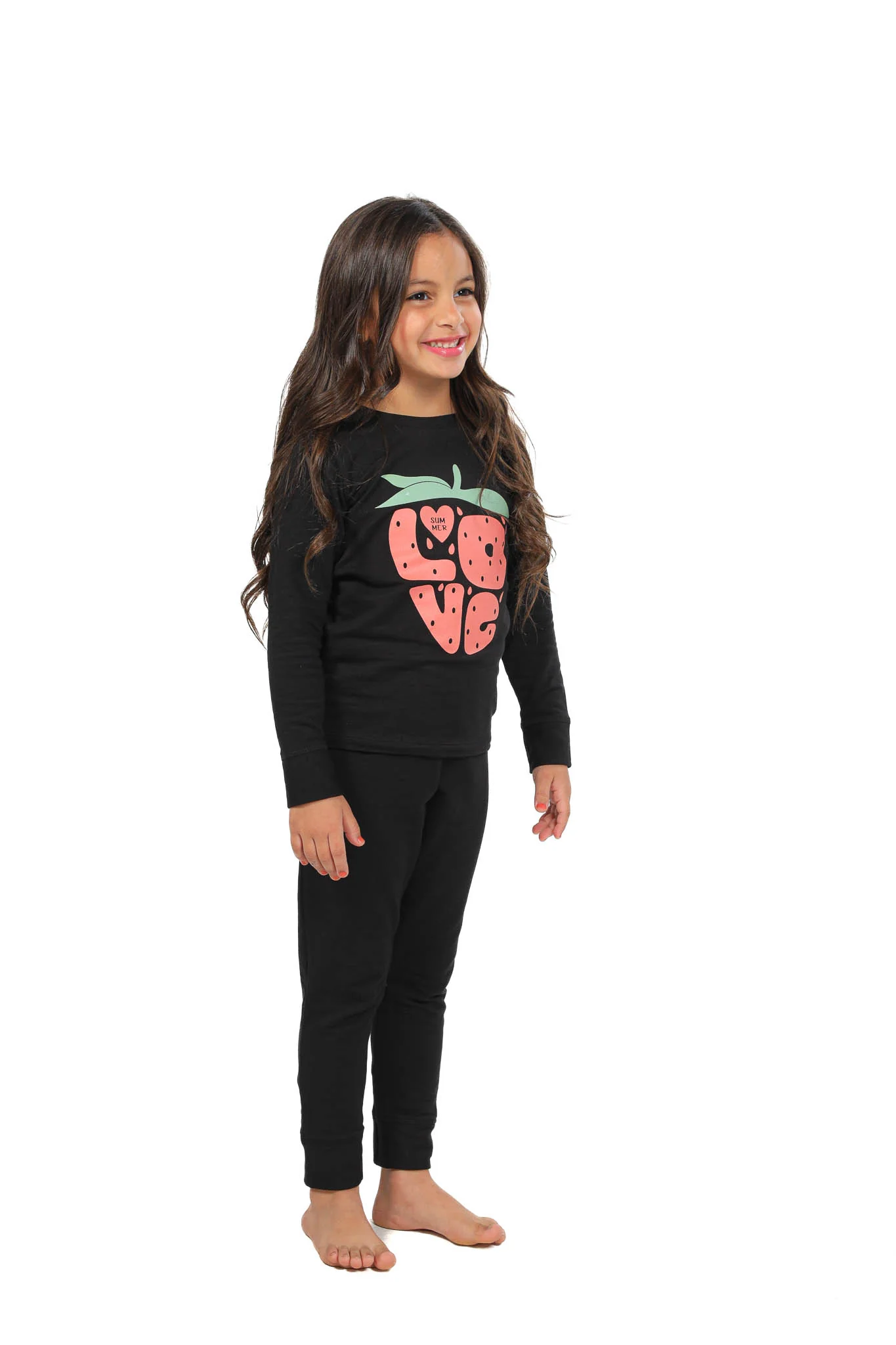 Girls Thermal Set - Black - Image 3