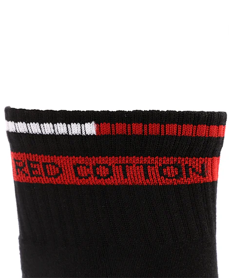 Men's Comfortable Mid Calf Socks - Black - Image 2