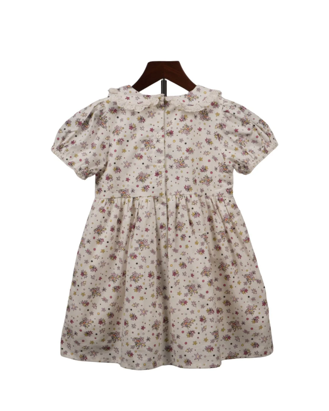 Timeless Floral Peter Pan Collar Frock - Image 3