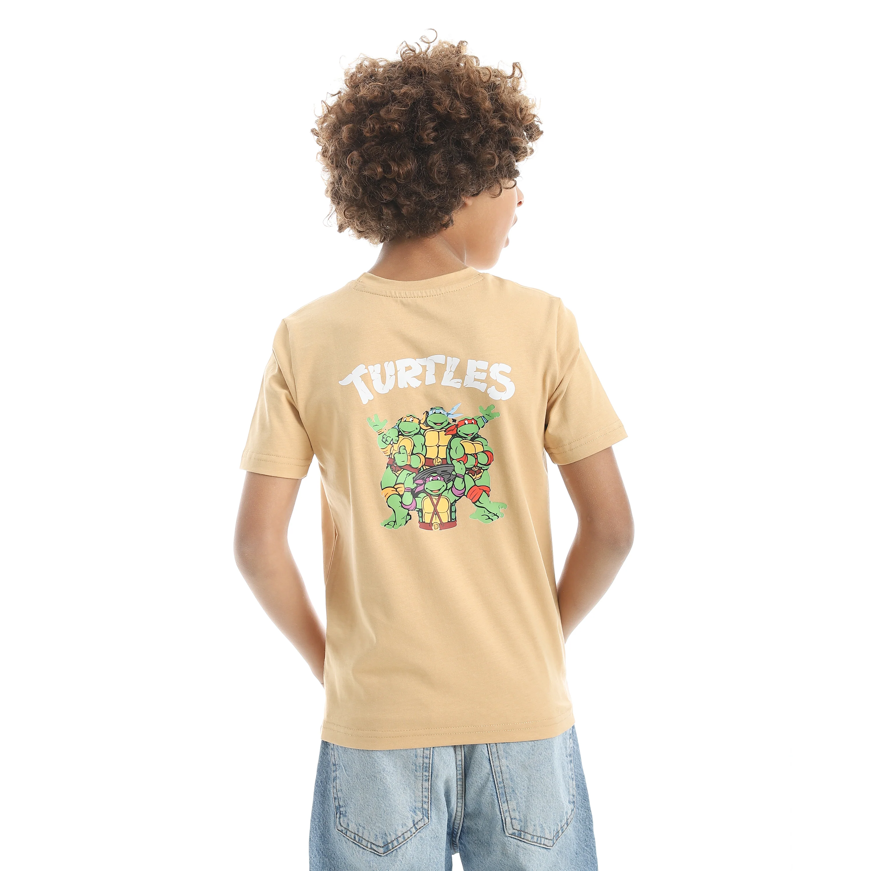 Turtles Red Cotton T-Shirt - Image 3