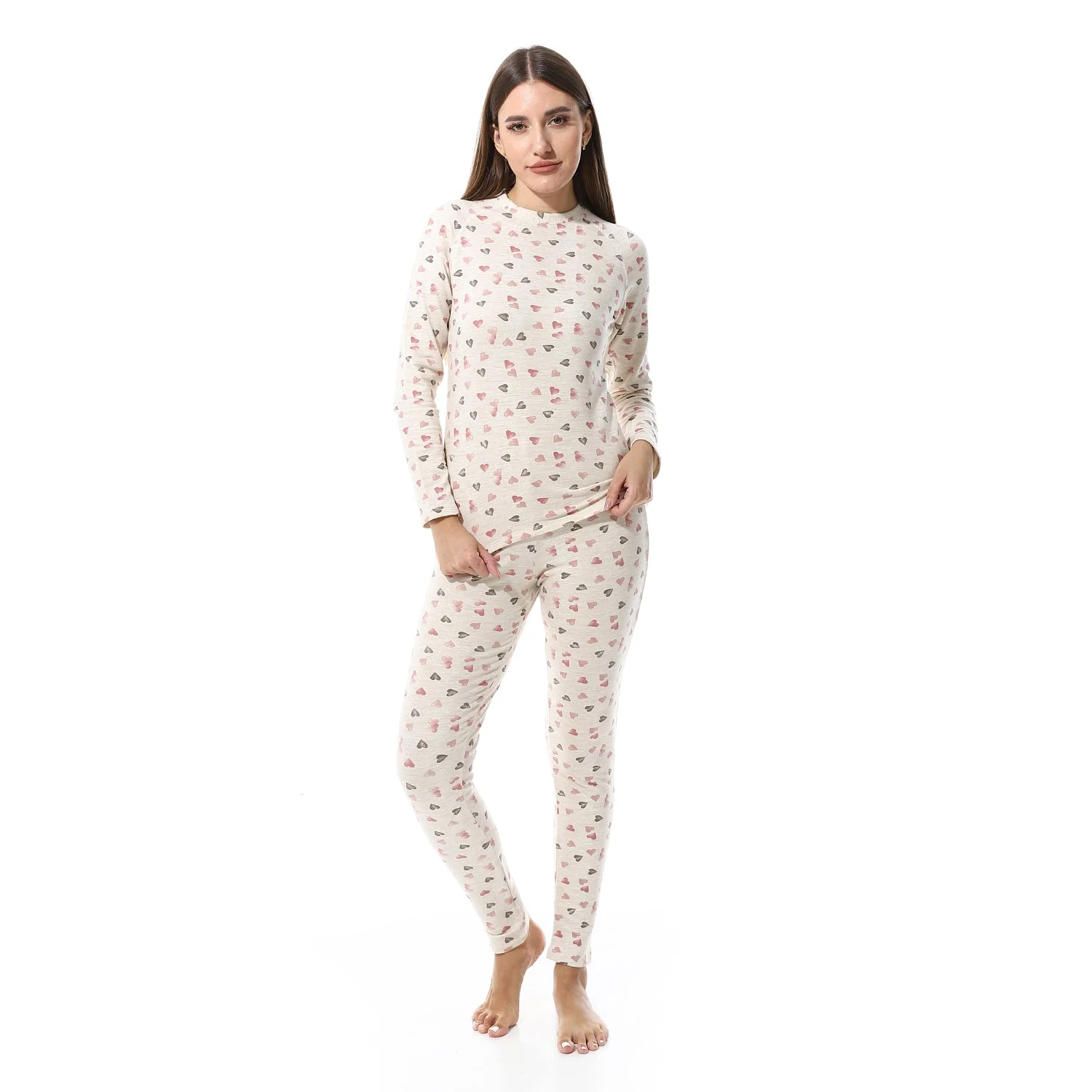Women Printed Thermal Set Padded Inside - Simon - Image 4