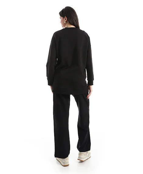 Women’s Essential Oversized Sweatshirt & Wide-Leg Pants Set - Image 2