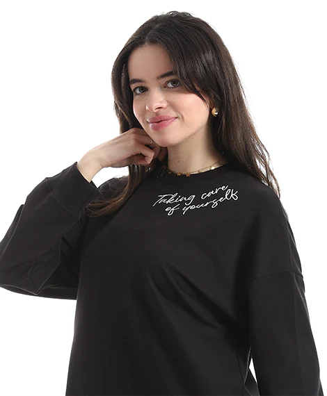 Women’s Essential Oversized Sweatshirt & Wide-Leg Pants Set - Image 4