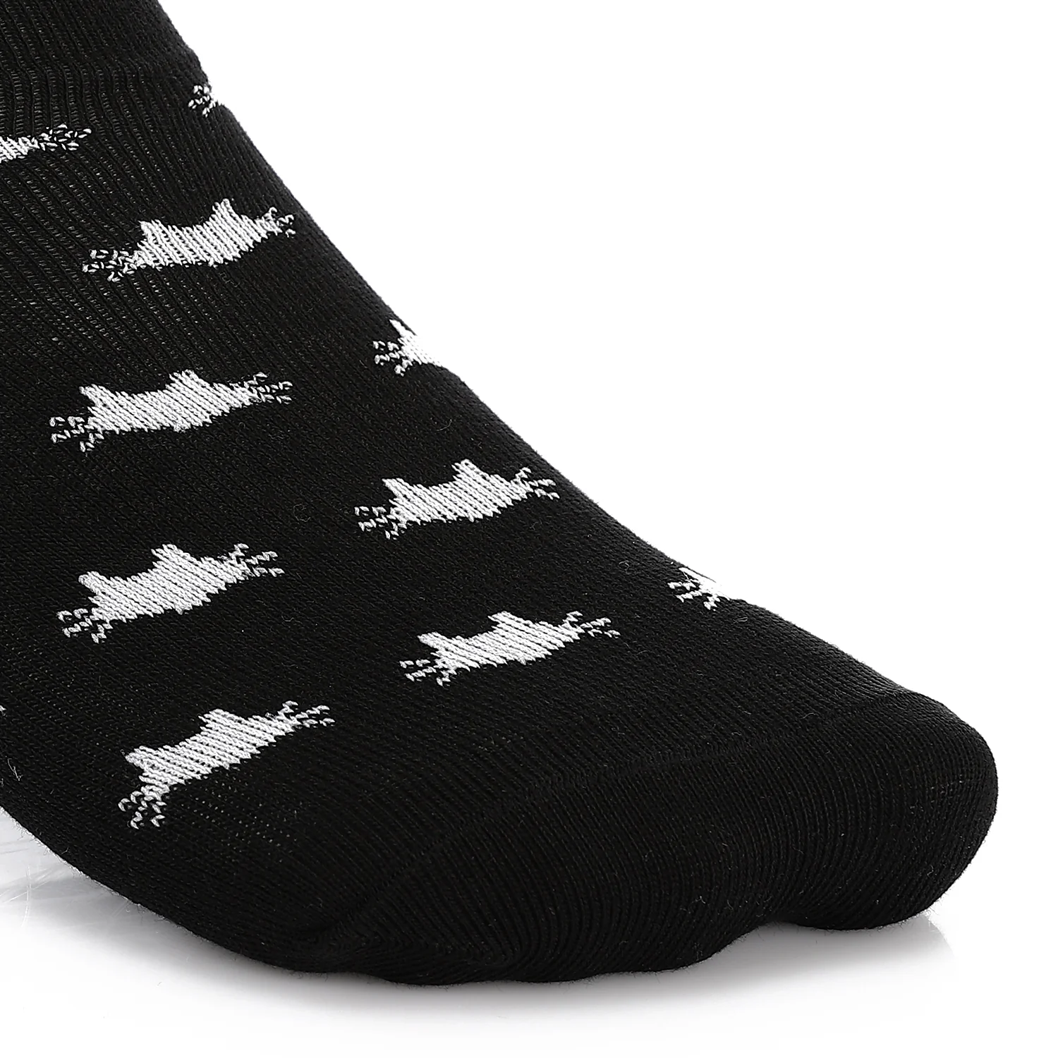 Womens Ankle Socks - Low-Cut - Black - Image 2