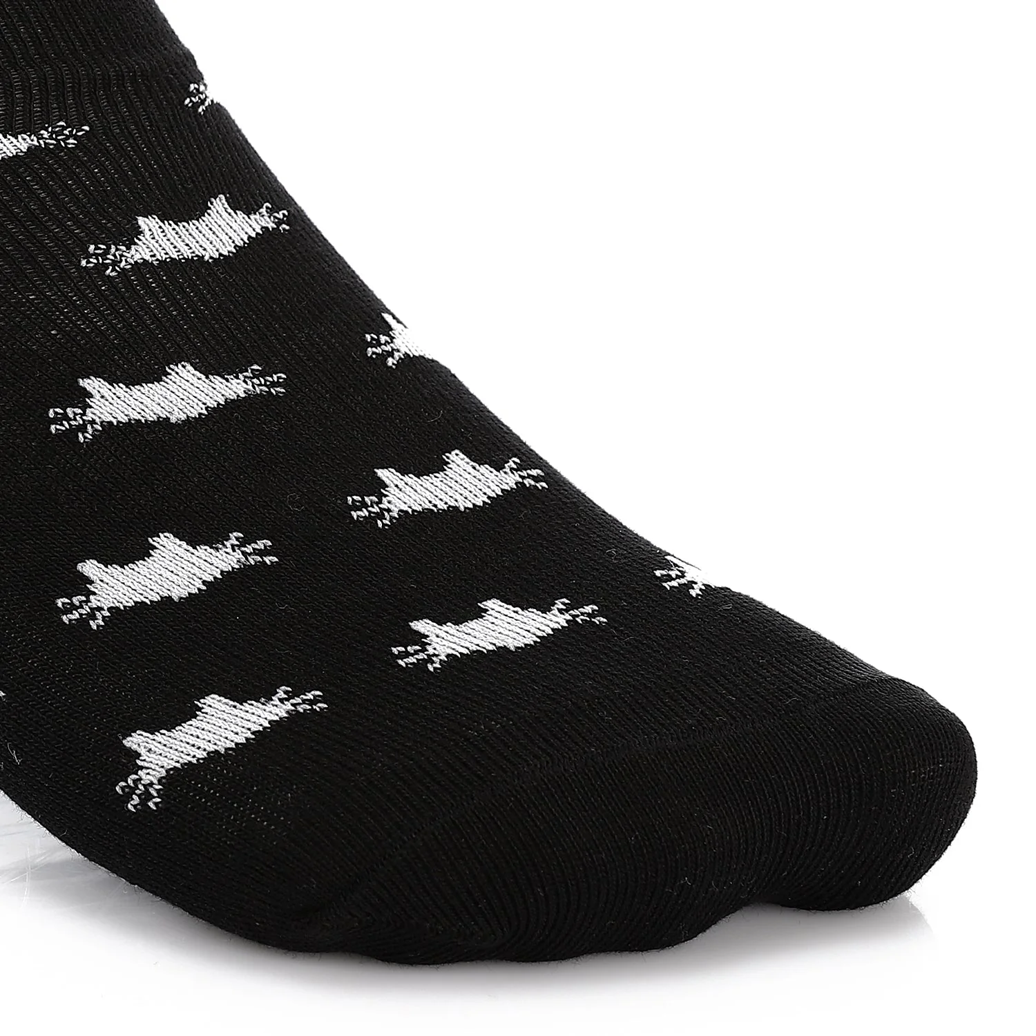 Womens Ankle Socks - Low-Cut - Black - Image 4