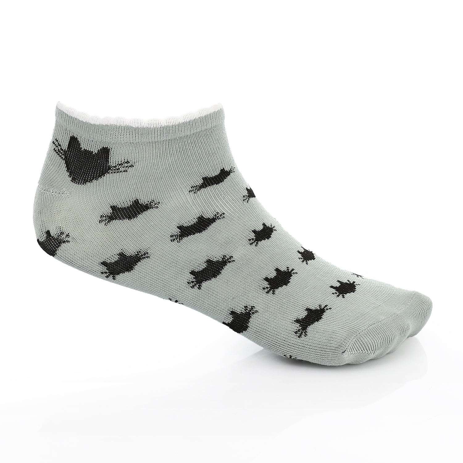 Womens Ankle Socks - Low-Cut - Mint - Image 5