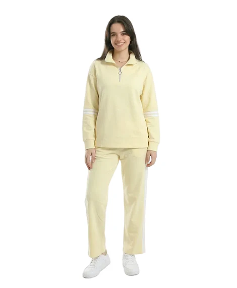 Women's Half-Zip Sporty Loungewear Set