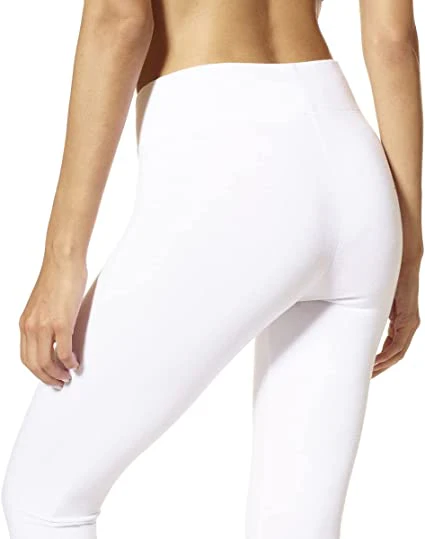 Women's Leggings For Comfort and Style - White - Image 3